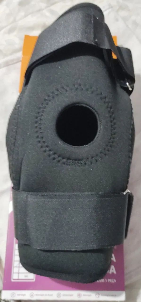 Joelheira Articulada Hidrolight Patelar com reforço de ferro nas laterais (M) - Foto 4