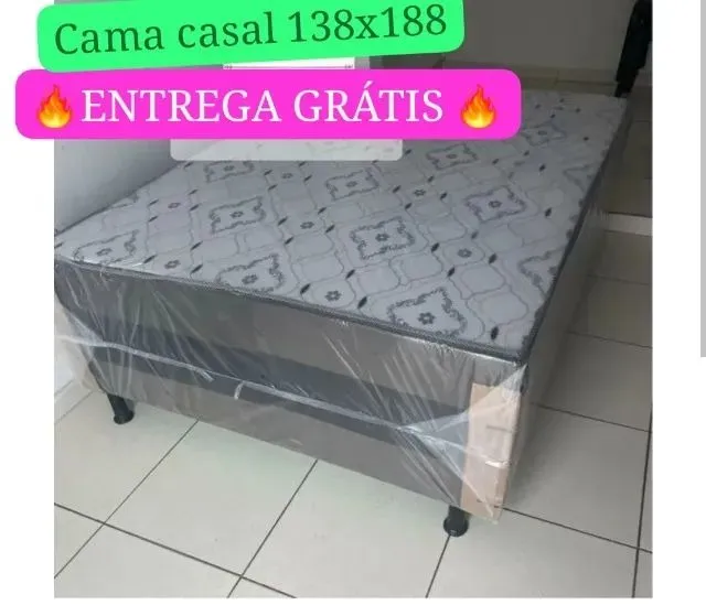 cama box acoplada ( 10cm de espuma nova)