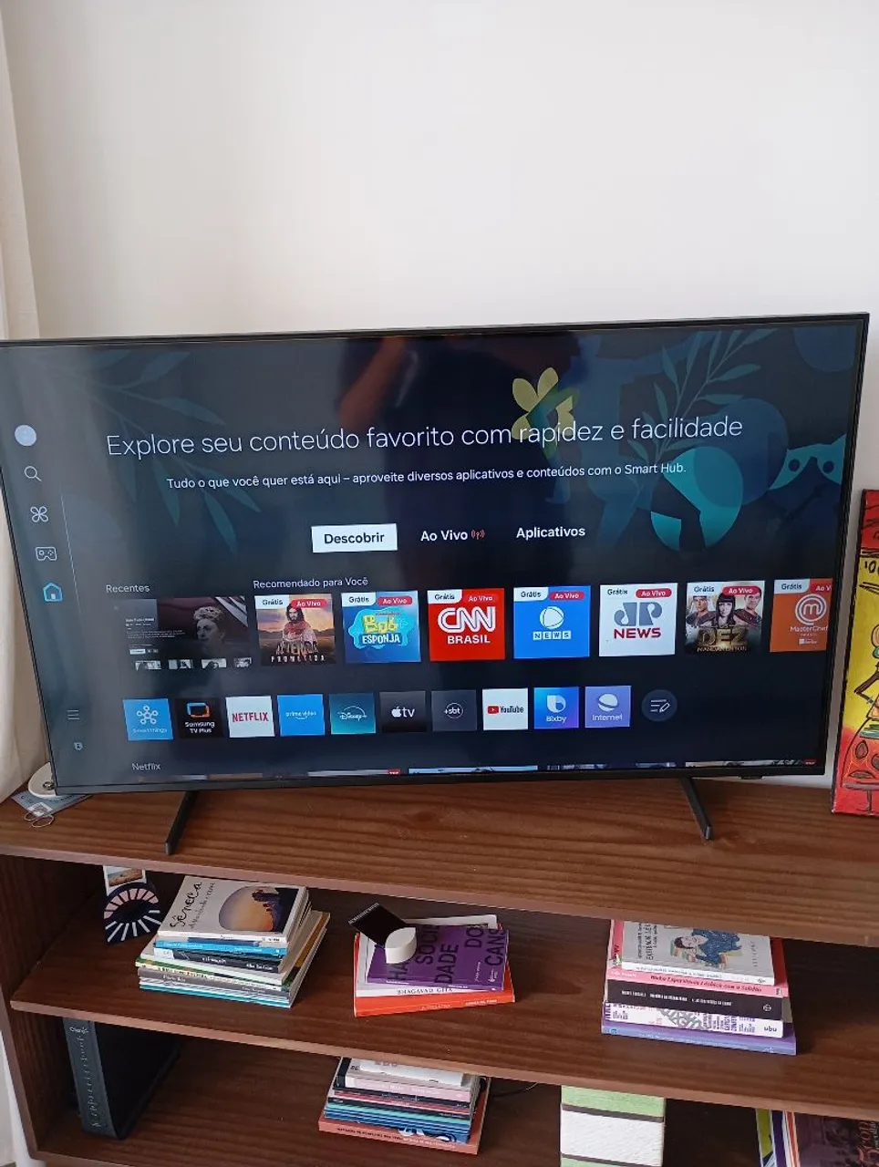Smart TV Samsung 4K 43 Polegadas - Tela Impecável