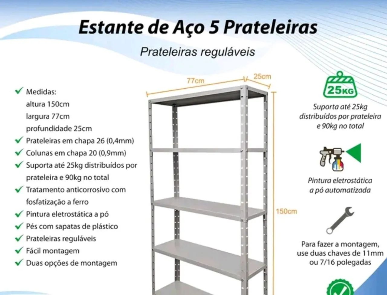 Estante de Aço Rosa para Comércio - Foto 2