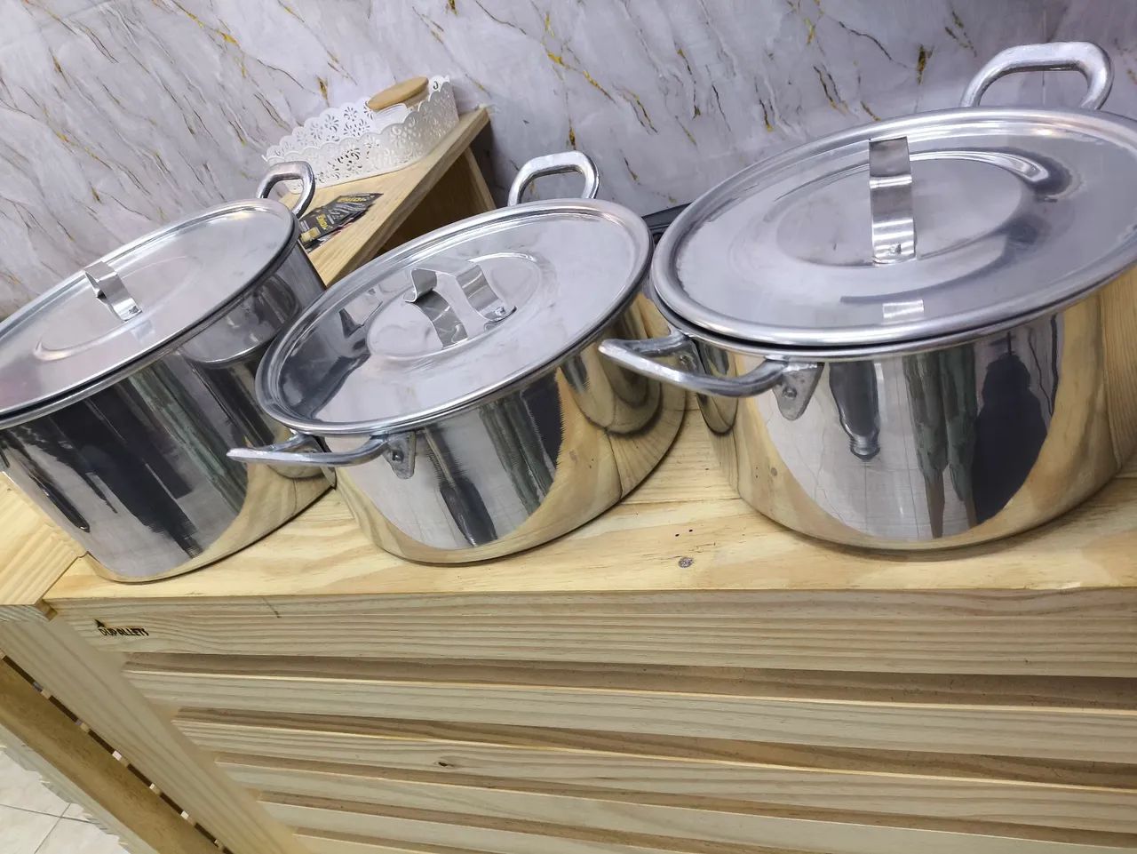 kit 3 peças de caçarola para feijoada - Foto 3