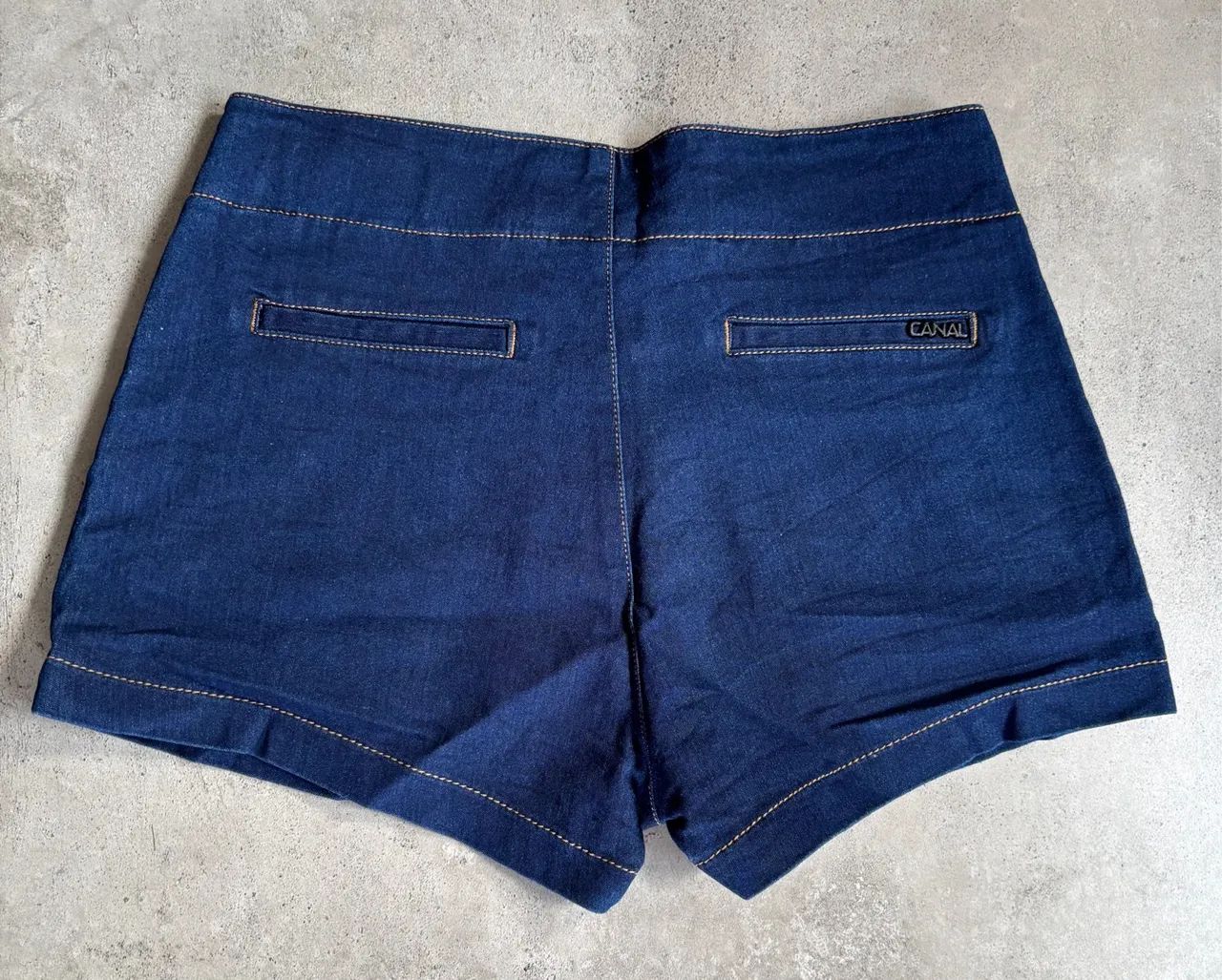 Short Jeans Azul Canal  - Foto 2