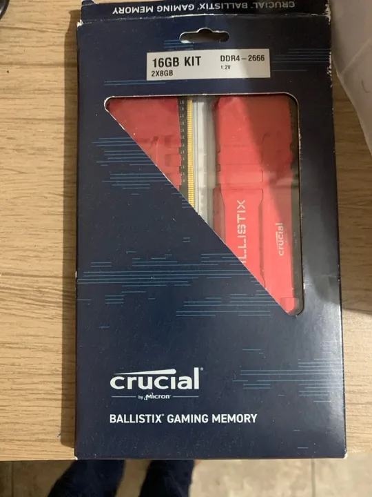 2 memórias ram de 8Gb DDR4-2666