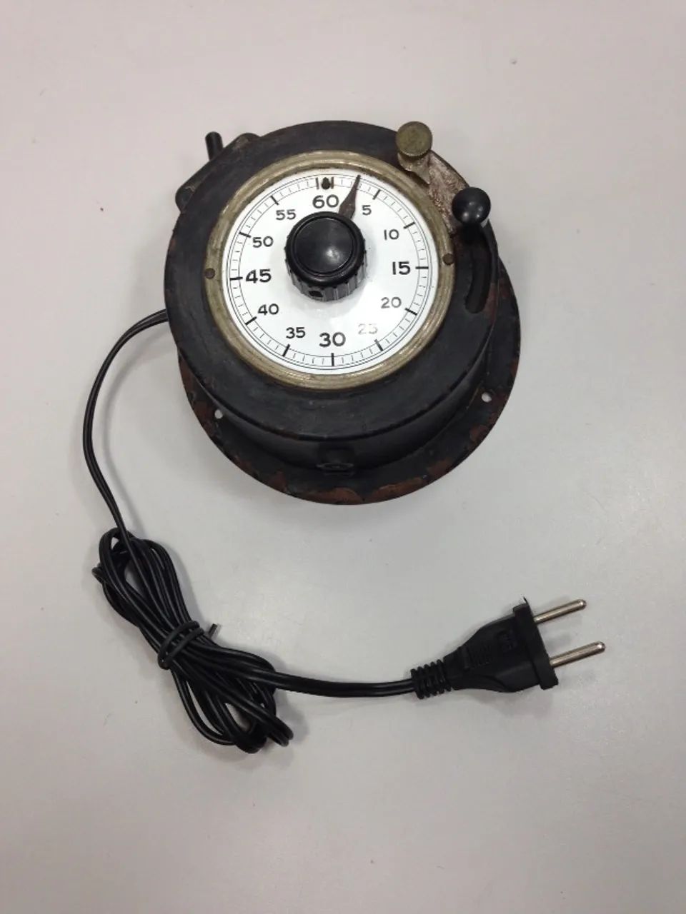 Temporizador Antigo Analógico- Timer Eletro Mecânico -Funciona- (Usado)