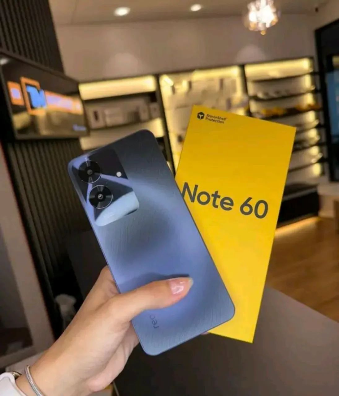 Celular Realme Note 60 128Gb+4ram Câmera dupla + Entrega Grátis 