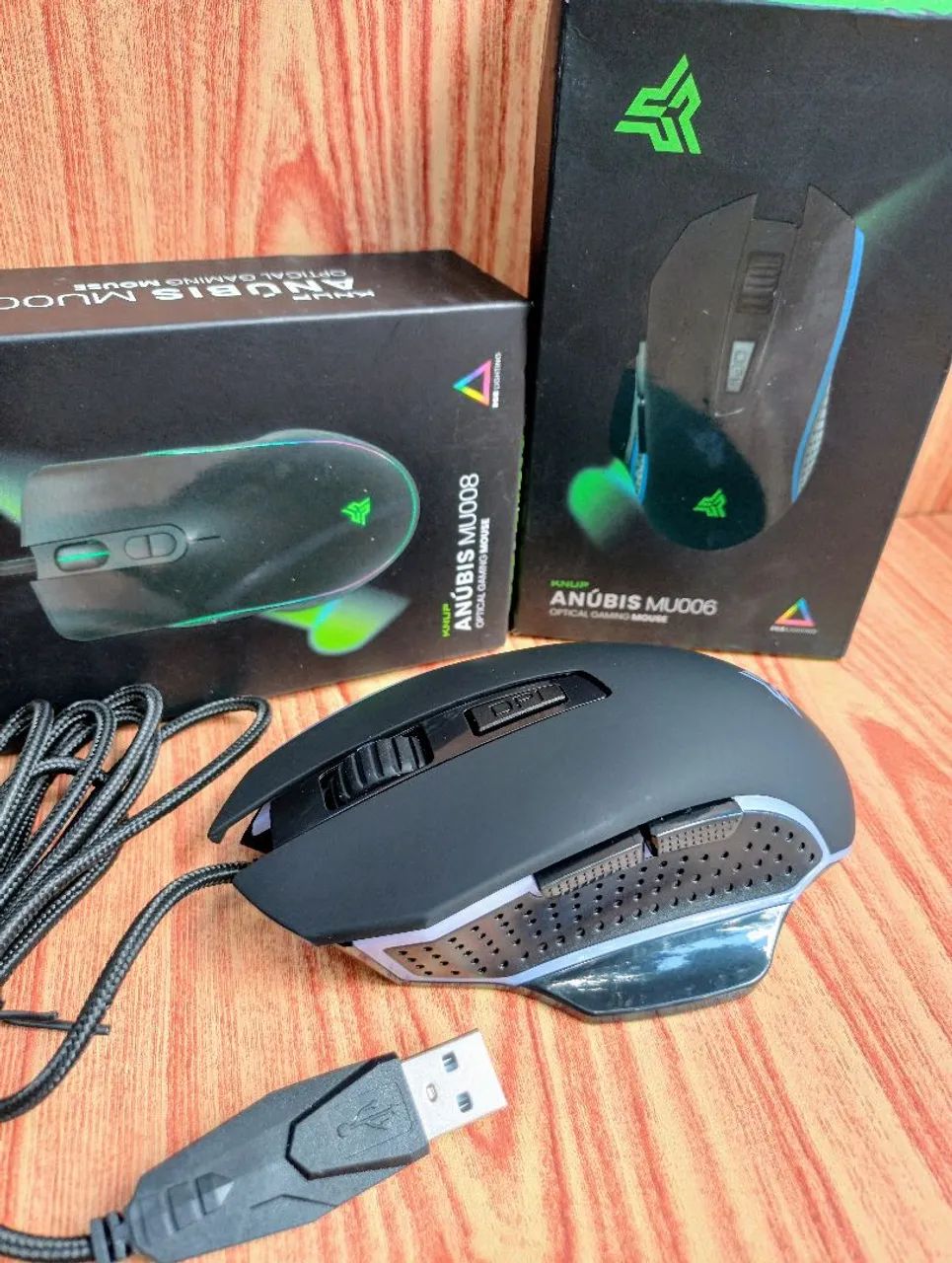 Mouse Gamer Anúbis - Novo - Entregamos 