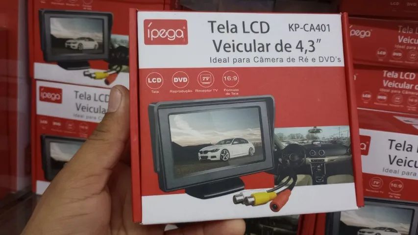 Mini Monitor Veicular 4,3 Polegadas Ípega KP-CA401