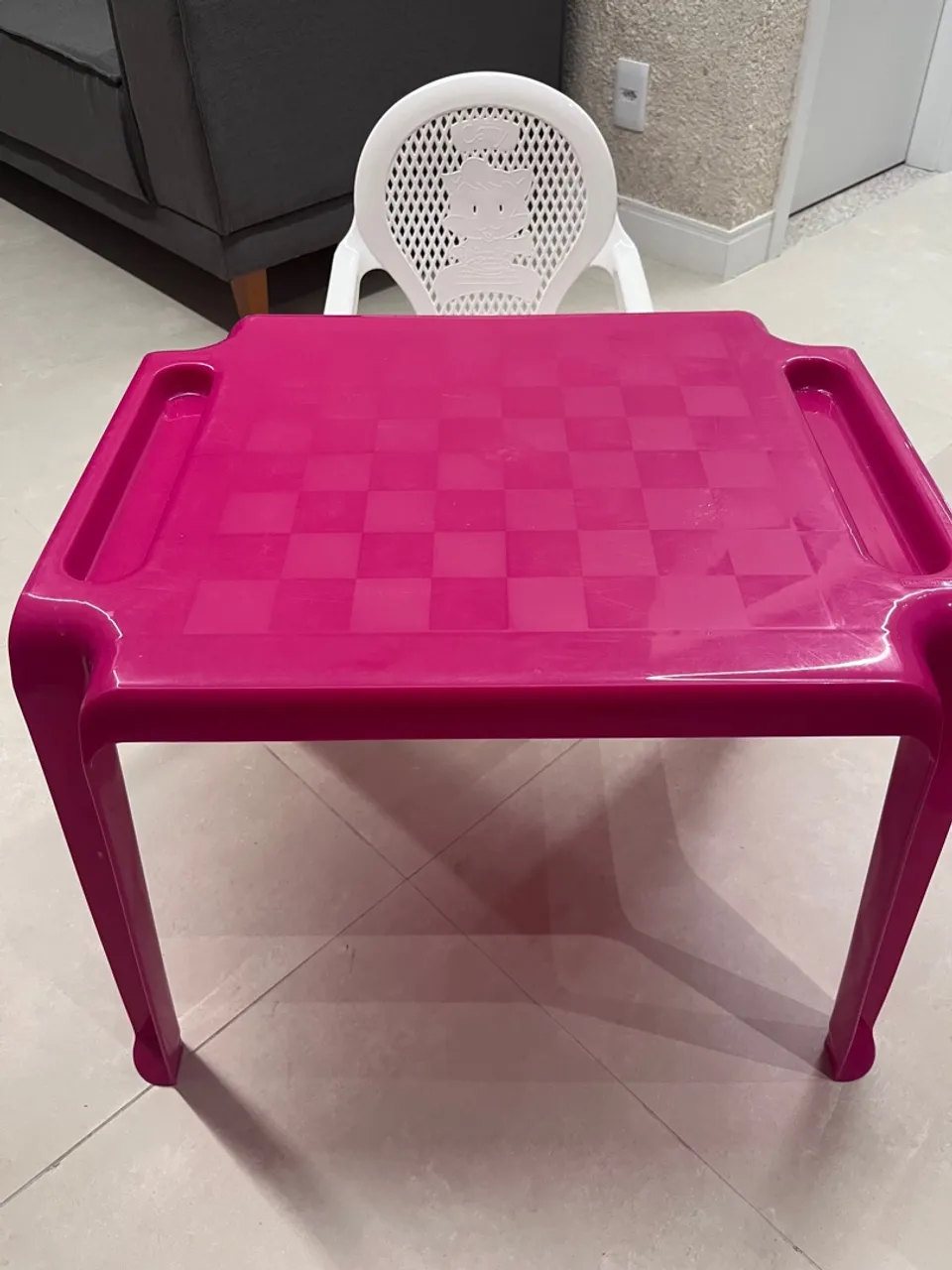 Mesa Infantil Rosa