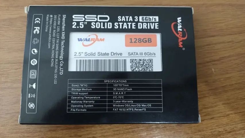 (NOVO) SSD SATA 3 Walram 128gb - Foto 2