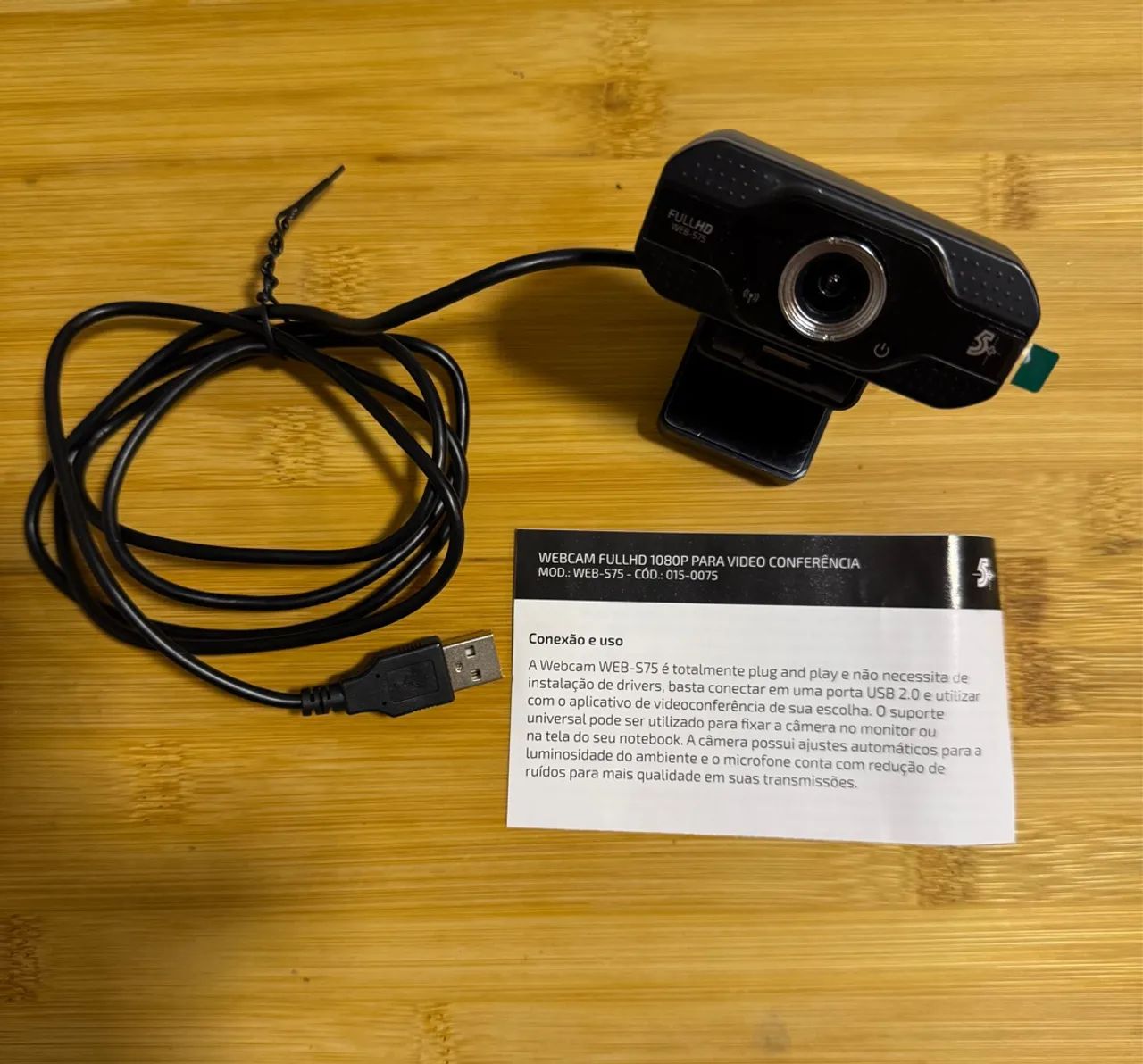 Webcam Full HD 1080p 30FPS - Novo - Foto 2