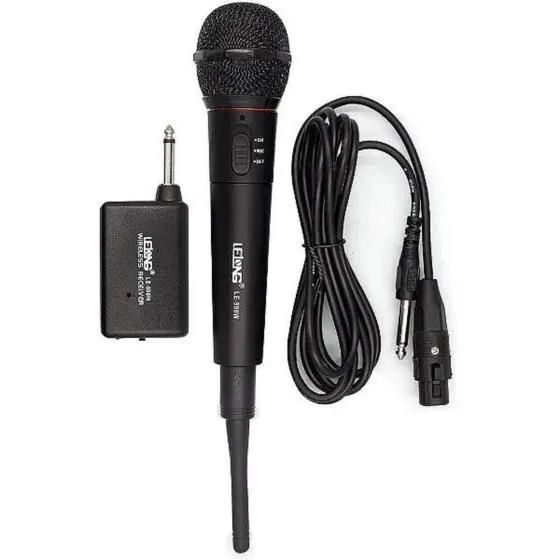Microfone Sem Fio LeLong LE-996W - Foto 2