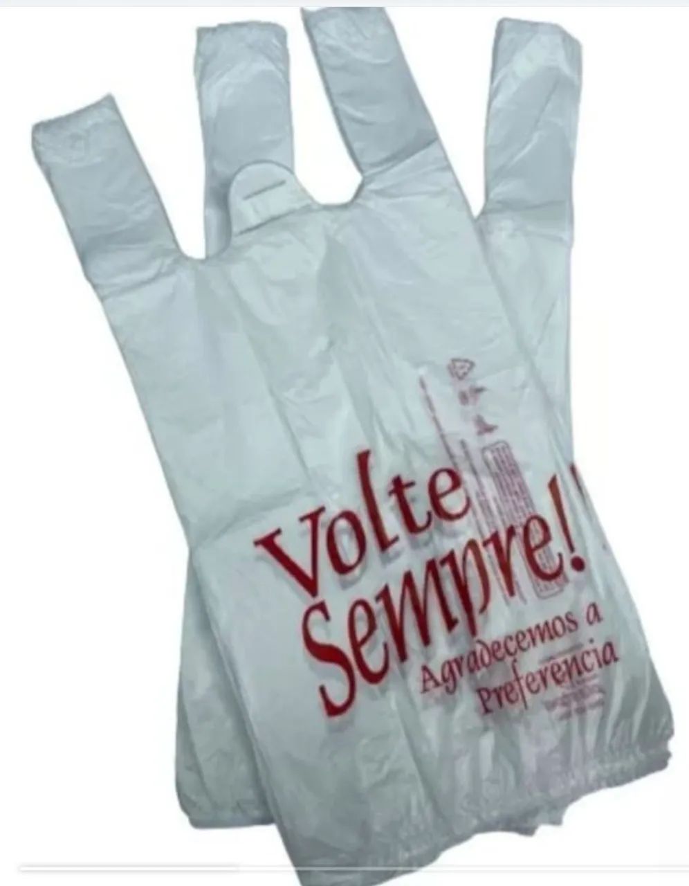 Sacolas plásticas personalizadas volte sempre 