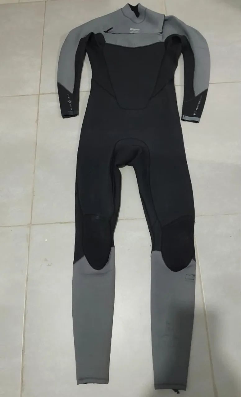Long Jhon roupa de borracha neoprene Billabong - Foto 4