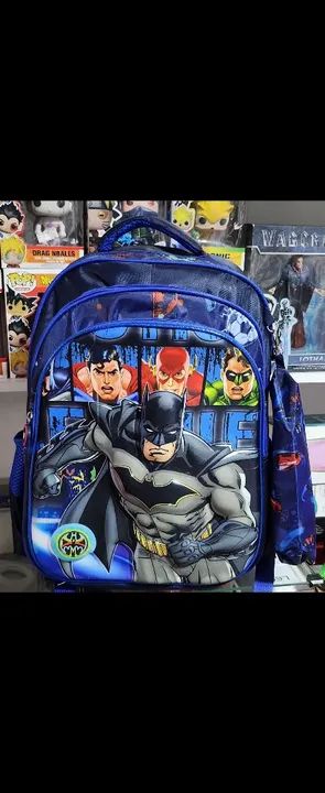 Mochila infantil escolar personagem Batman 