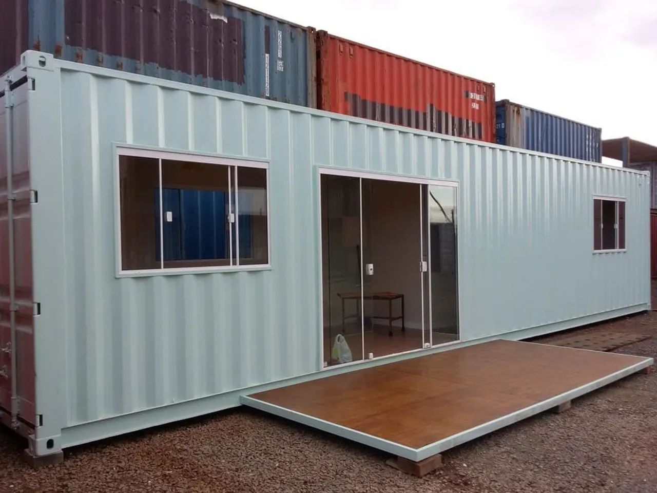 CASA CONTAINER LUXUOSA + DECK | 40 PÉS 