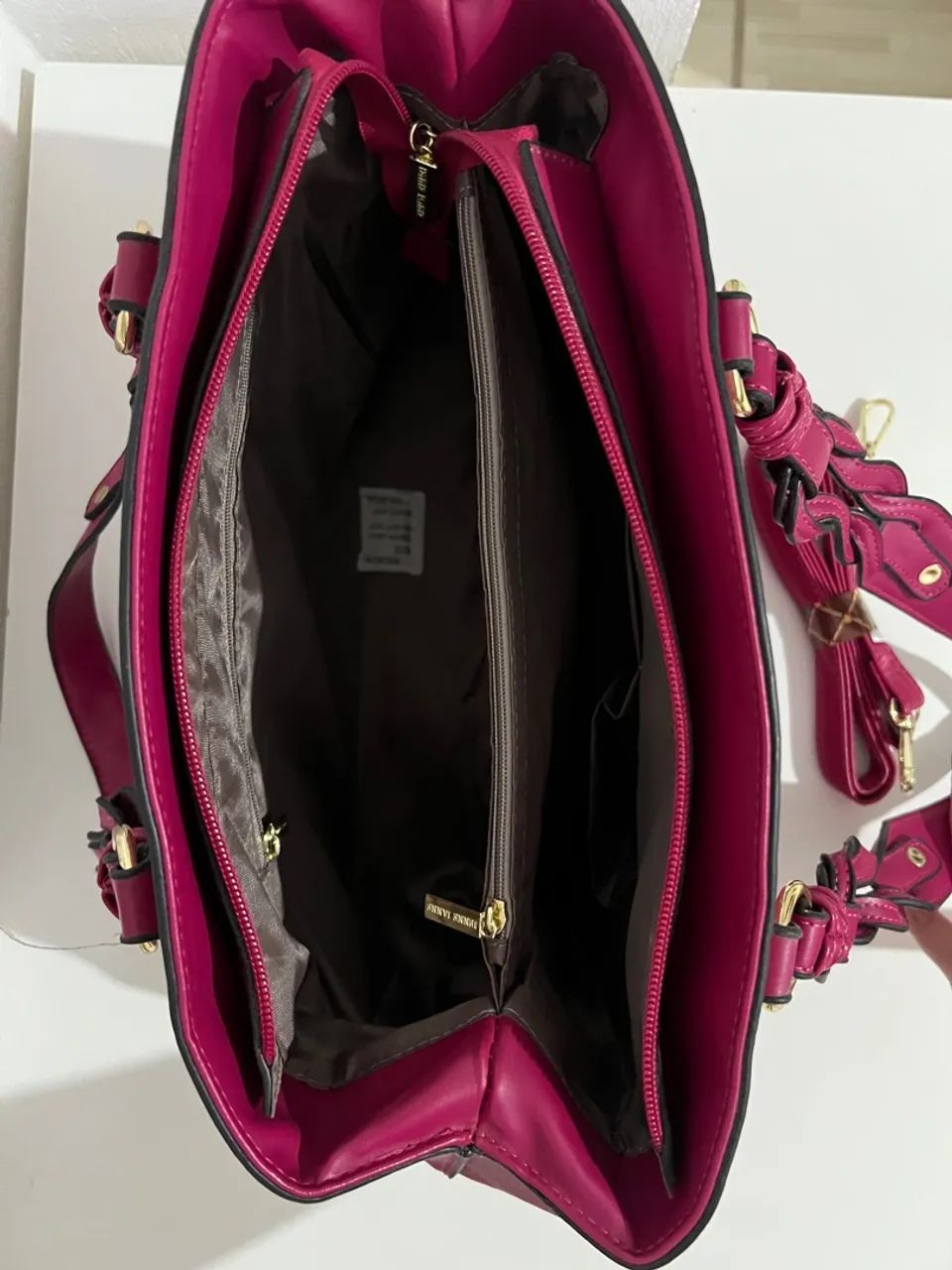 Bolsa Jenne Janne Rosa - Foto 4