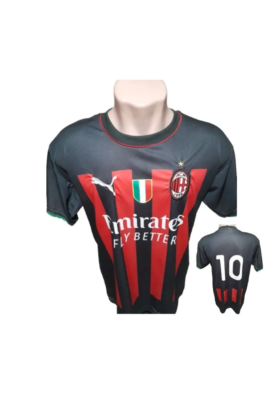Camisa Milan preta