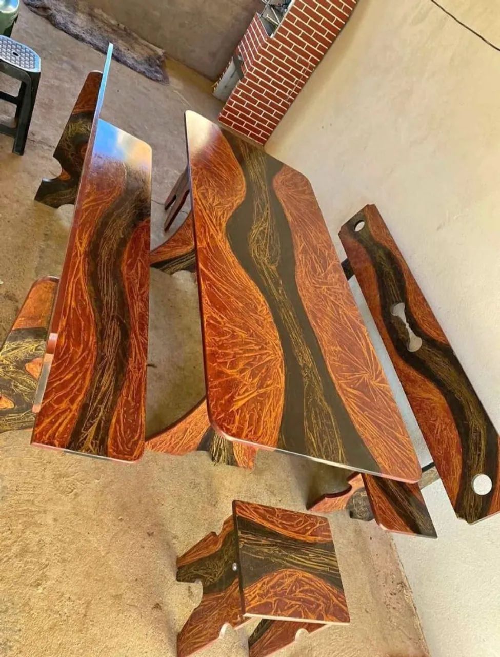 Promoção: mesa de centro nova e com preço especial" - Foto 2