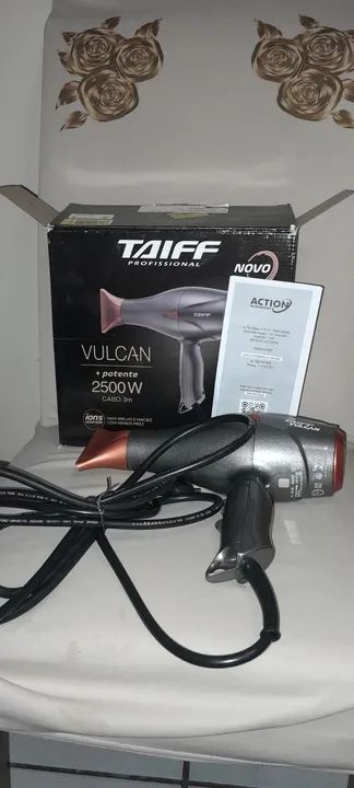 Secador vulcan máxima potência e tecnologia de ponta.