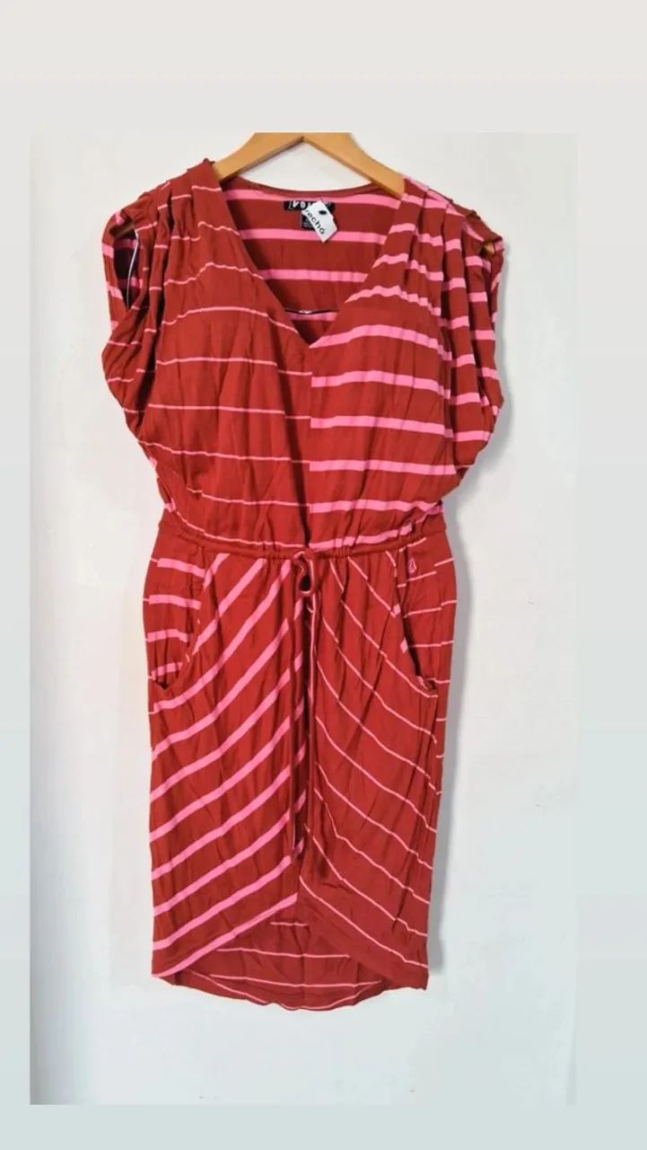 Vestido listrado Volcum P - Foto 2