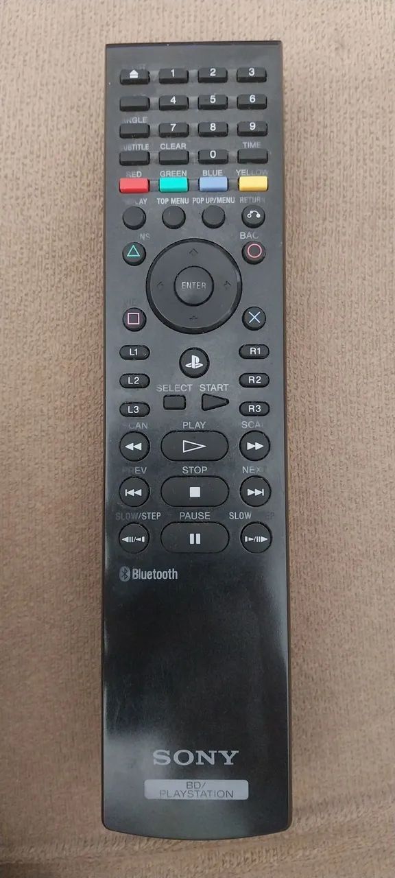 Controle Remoto Multimídia PS3 Original pra Blu ray 