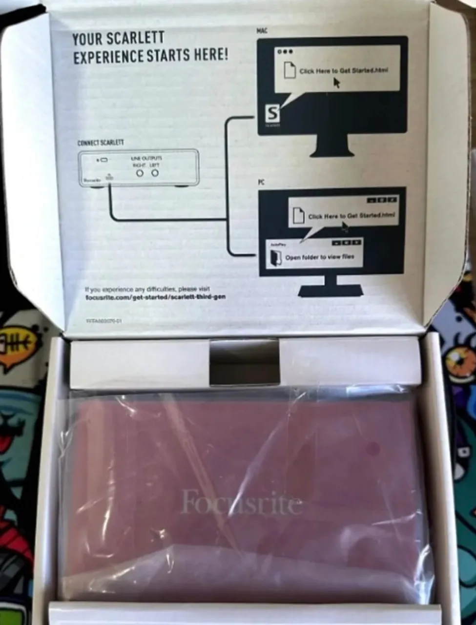 Interface de Áudio Focusrite Scarlett