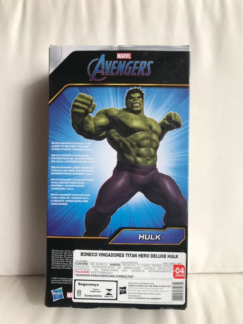 Boneco Hulk 30cm- Marca Hasbro - Foto 3