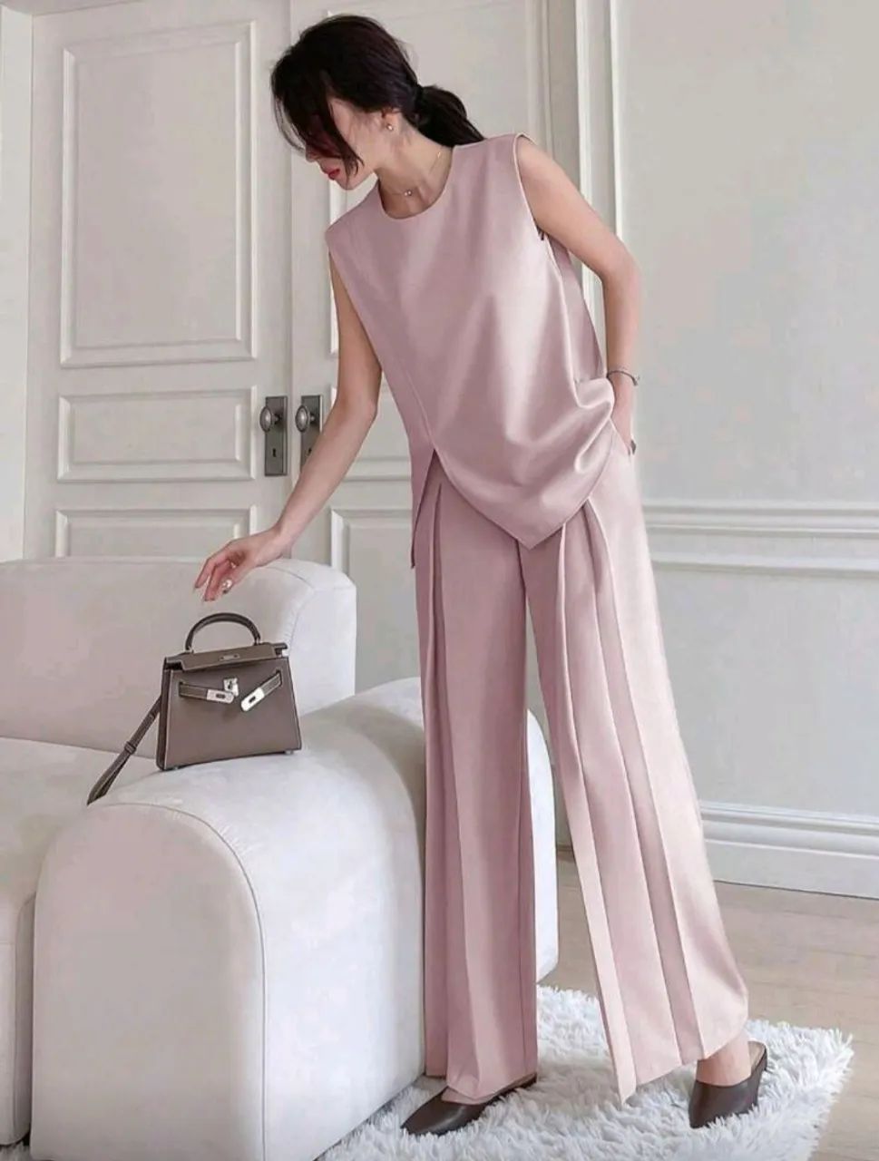Conjunto feminino alfaiataria rose - elegante e sofisticado, veste do M ao G - Foto 4