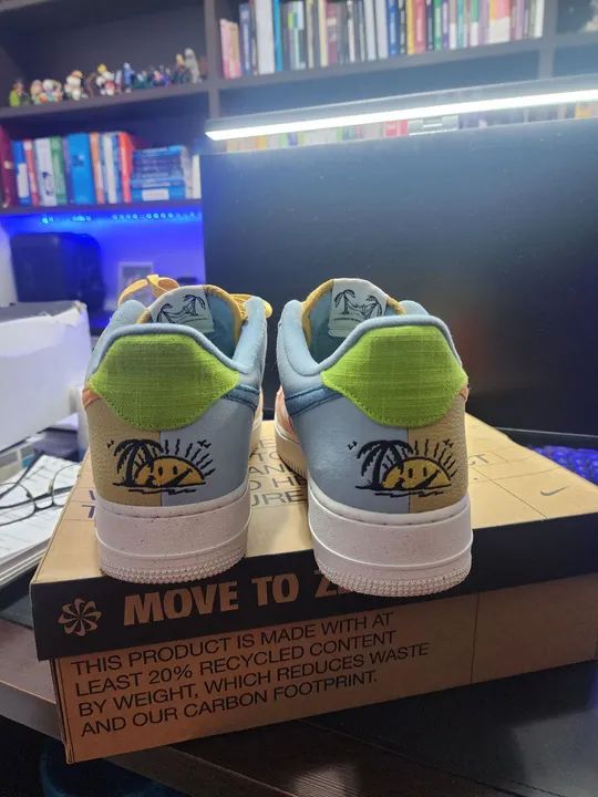 Nike Air Force 1 - Sun Club. Tamanho 44 - Foto 3