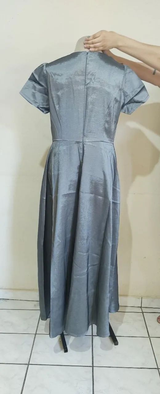 Vestido de festa prata  - Foto 2