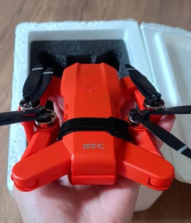 Drone Lzyrc L900 Pro Dual Câmera 4K Laranja 1 Bateria - Foto 4