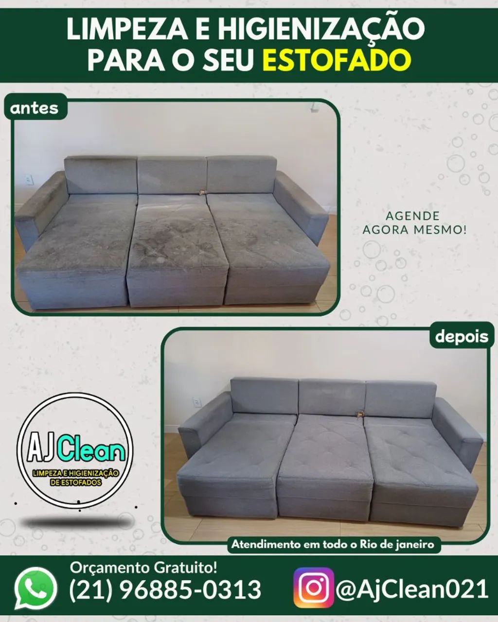 Limpeza e Higienização de sofá bangu, campo grande - Foto 2