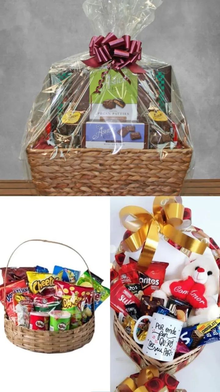Cestas de Presentes : Chocolates , Canecas decoradas - Foto 2