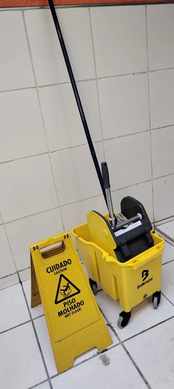 Kit carrinho de limpeza mop - Foto 2