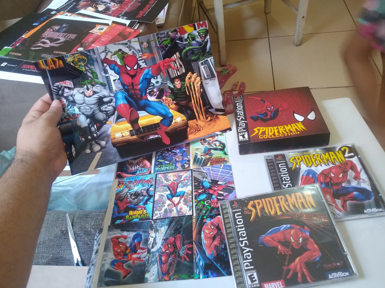Box spider Man ps1 repro