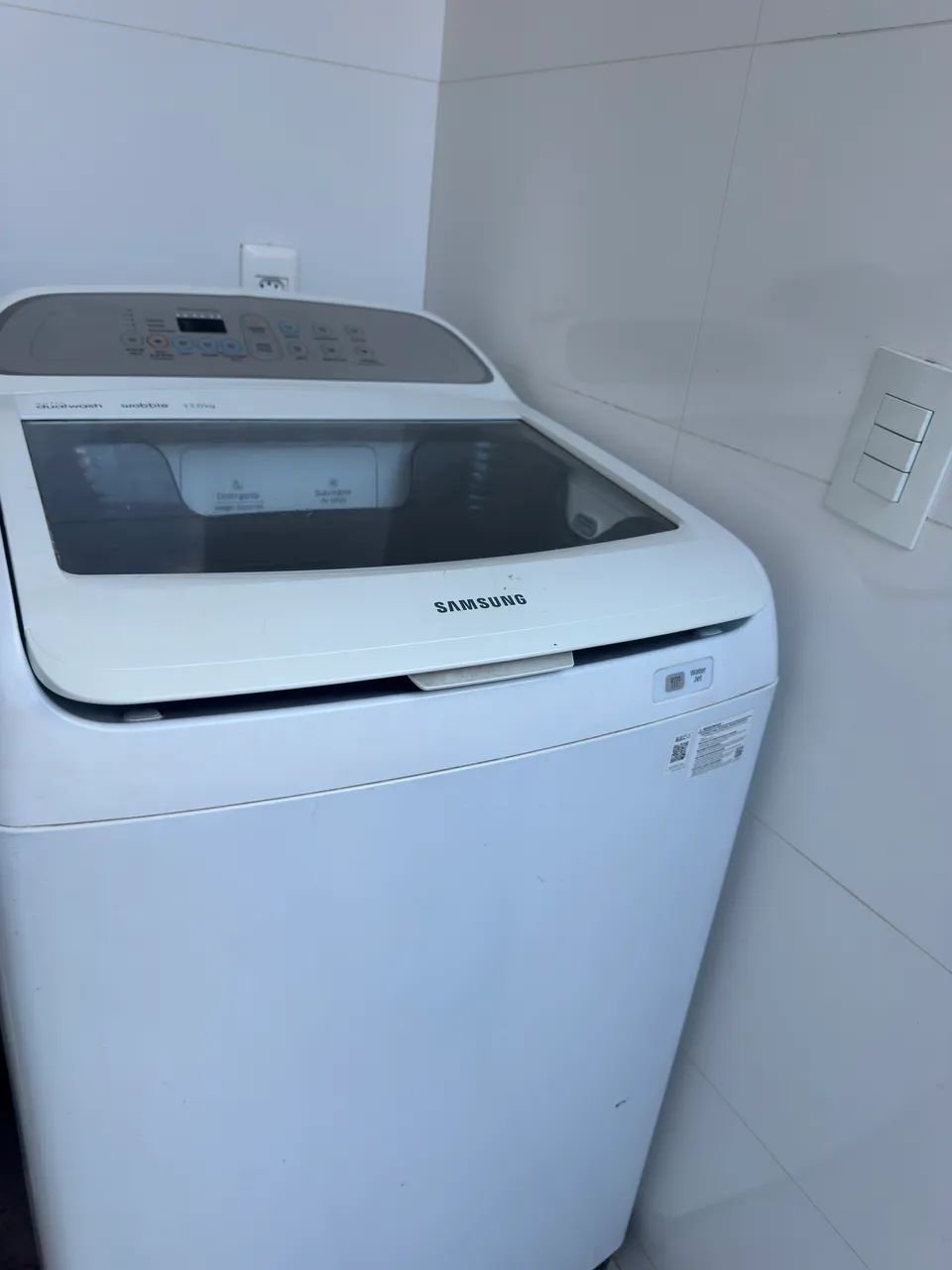 Vendo Máquina de Lavar 12 kg Samsung Dual Wash 220V - Foto 2