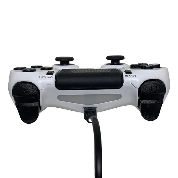 Controle Joystick com Fio para Ps4 e PC, DuploShock4, Branco - Knup  em São Luís ma - Foto 5