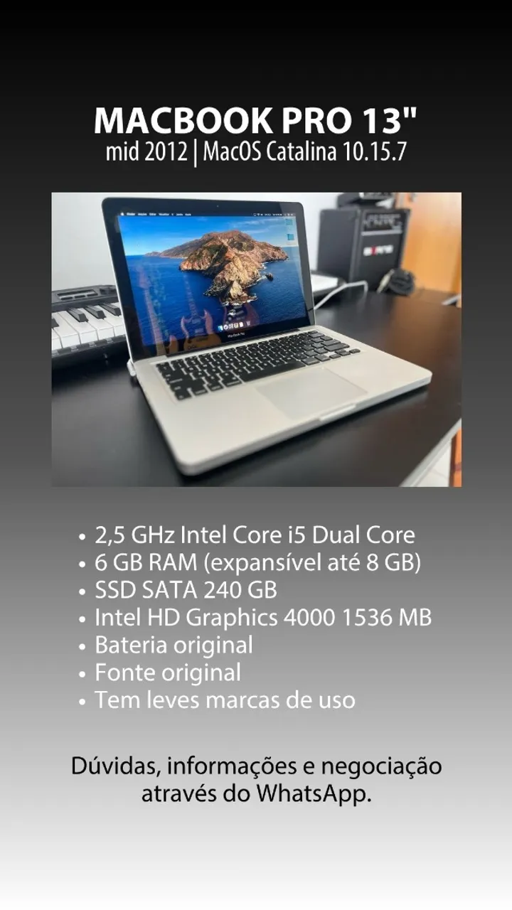macbook pro 13 mid 2012