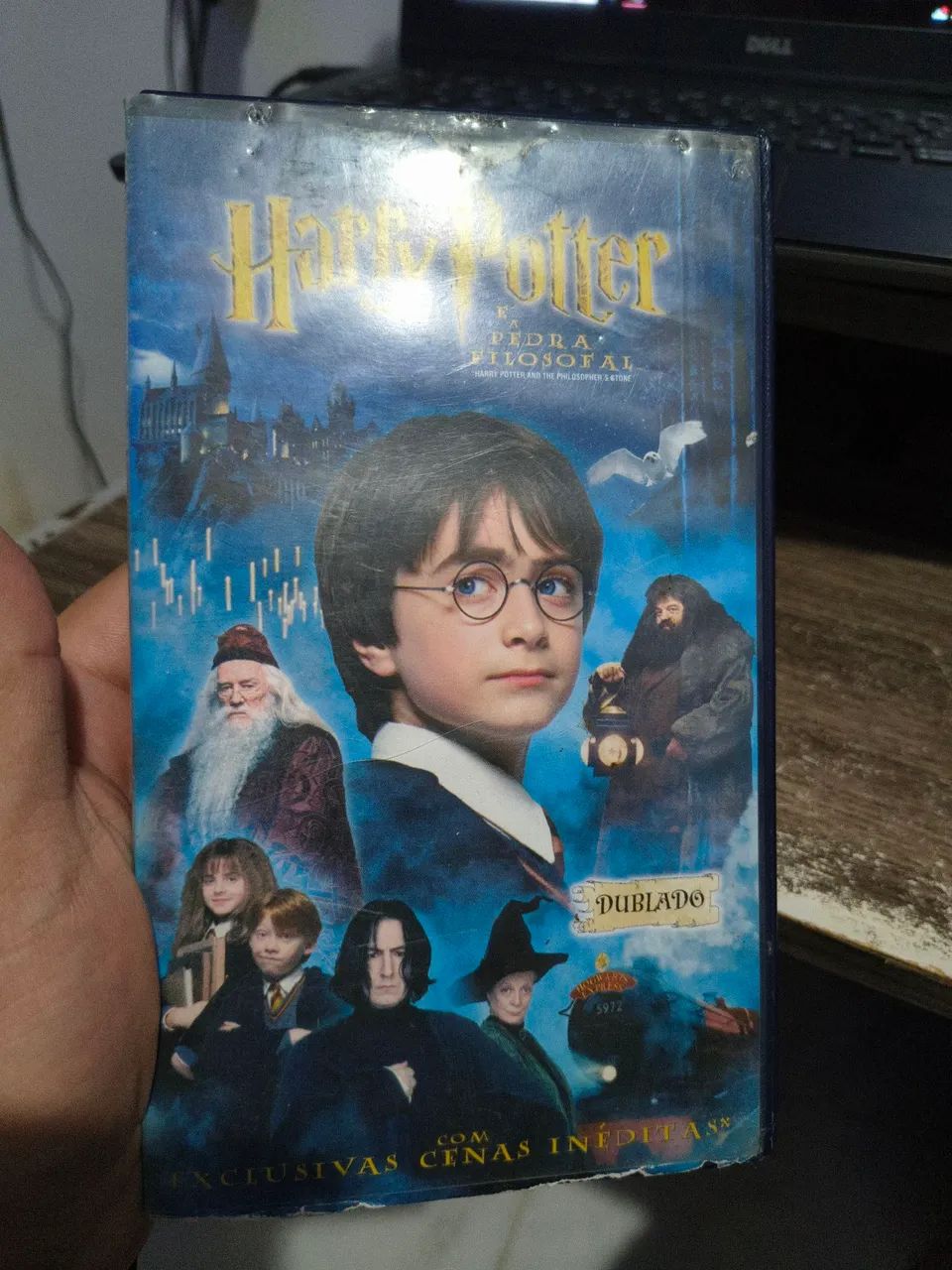 Fita VHS Harry Potter e a Pedra Filosofal