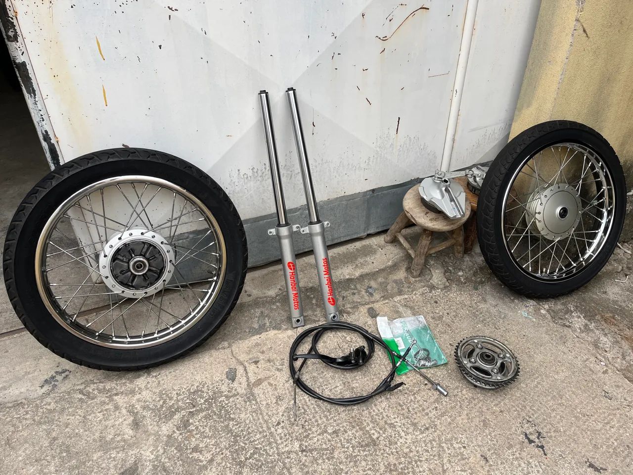 Rodas e sistema de freio FAN 160 