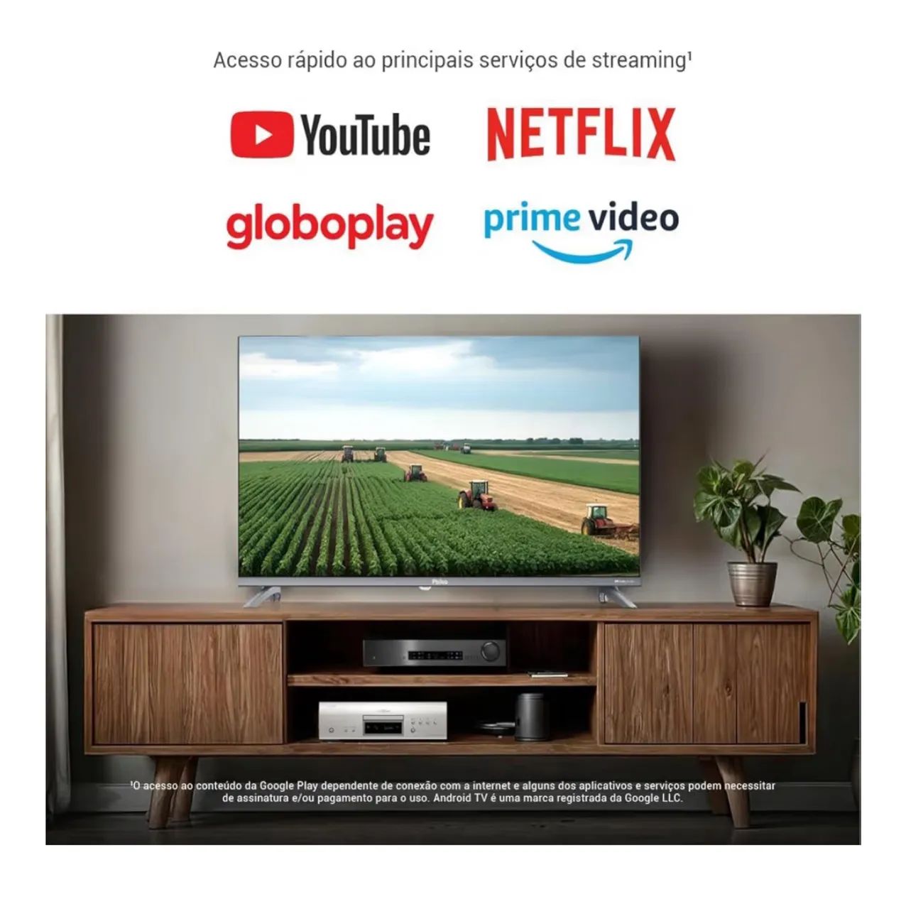 SmartTV Philco 32 Polegadas LED Dolby Audio Prata  - Foto 4