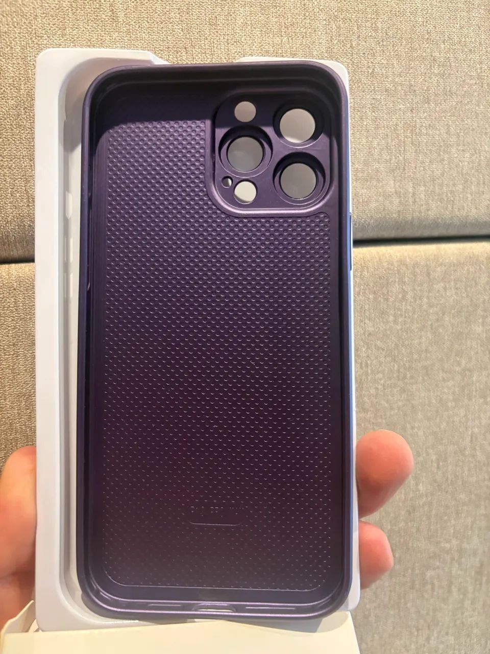 Capa Premium [Deep Purple] para iPhone 13 Pro Max - AG-GLASS com Proteção de Câmera Safira - Foto 4