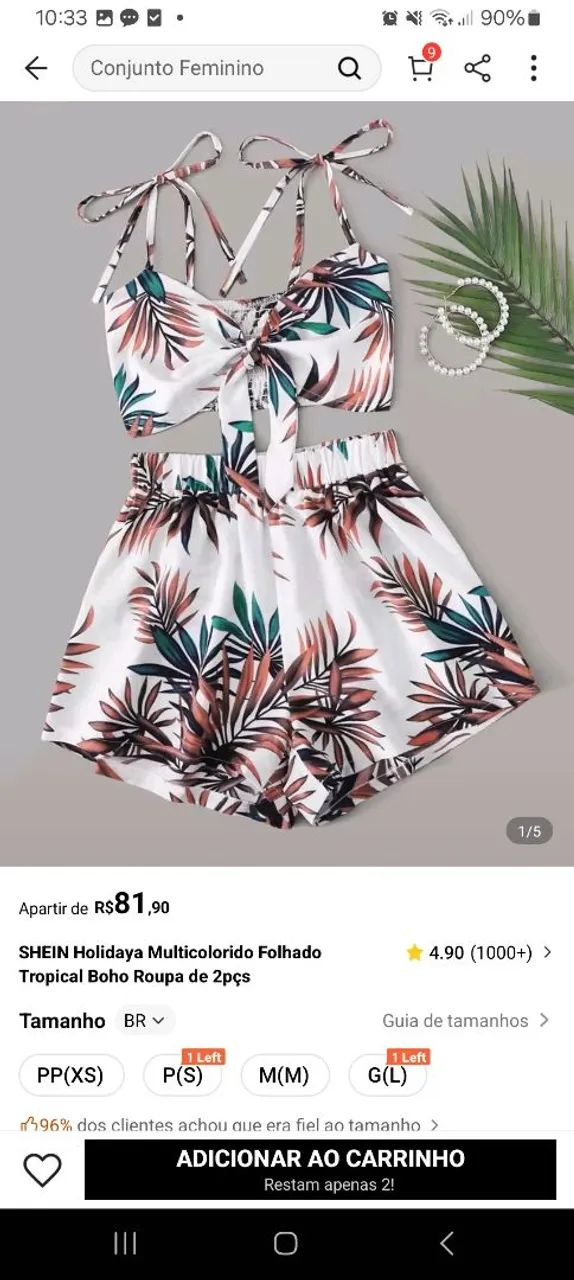 Vestido Curto Preto - SHEIN ESSNCE - Foto 2