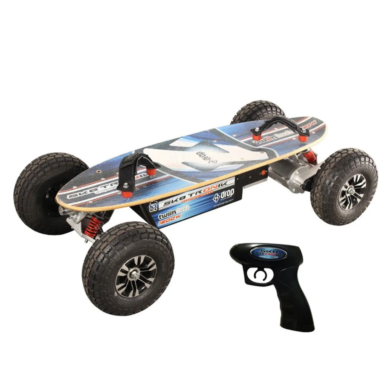 Skate Elétrico 1600w 4x2 Freio ABS Farol original