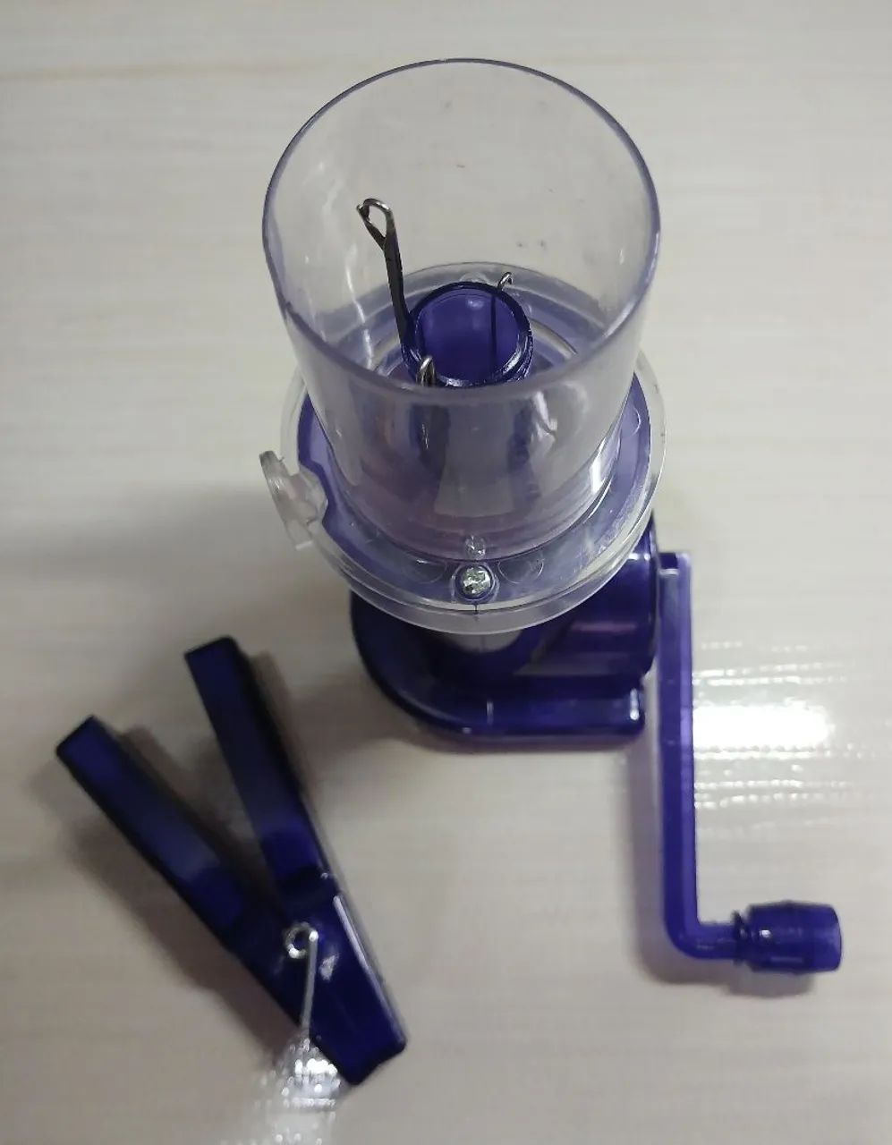 Urdidor de lã manual - mini tricotador
