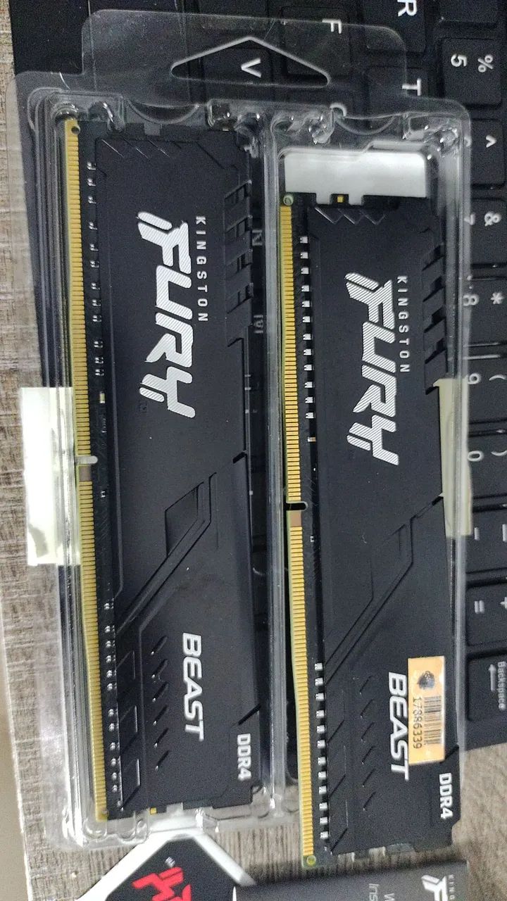 Memória RAM Kingston Fury Beast DDR4 8GB