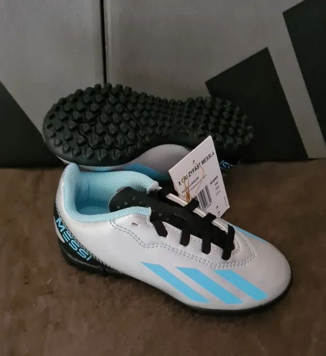 Chuteira Adidas X Crazy Fast Messi TF K Tam-26 (original / nova