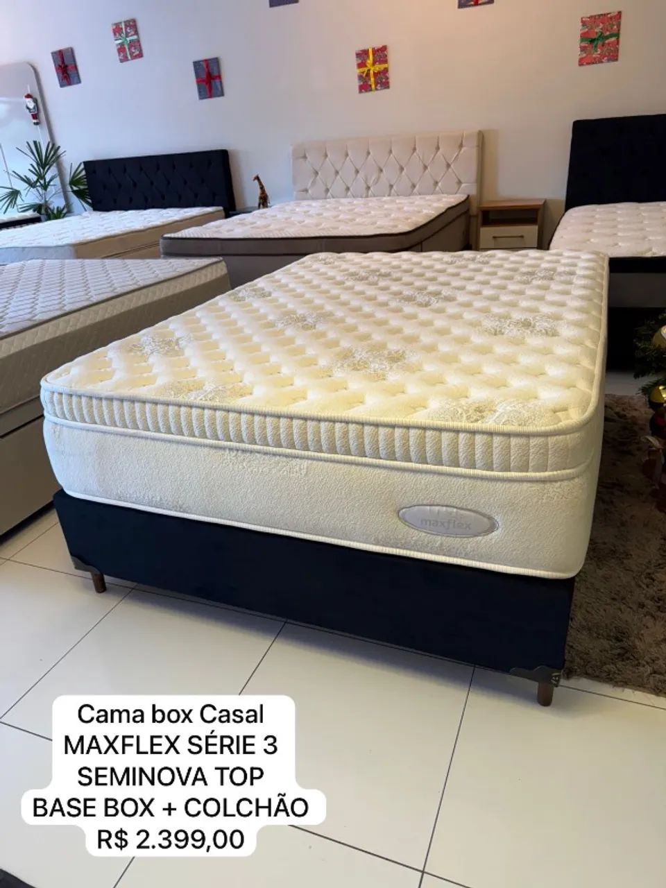 Colchão Casal MAXFLEX SEMINOVO TOP - Entrego! - Foto 4