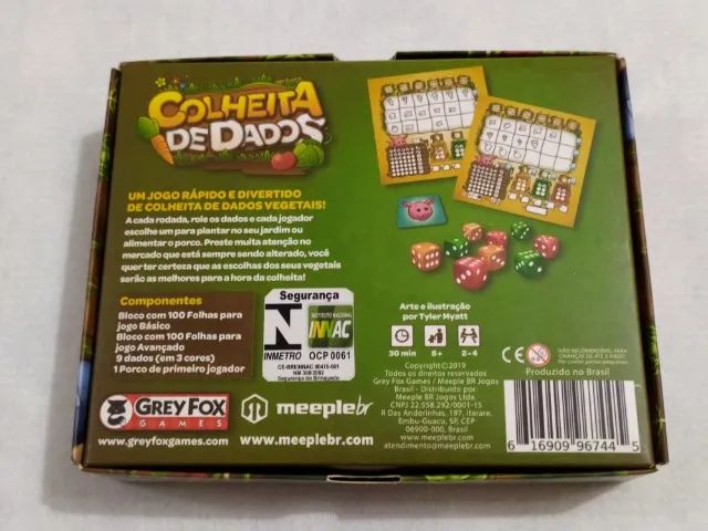 Colheita De Ddados + Xeque - Boardgame - Jogo De Tabuleiro - Foto 3
