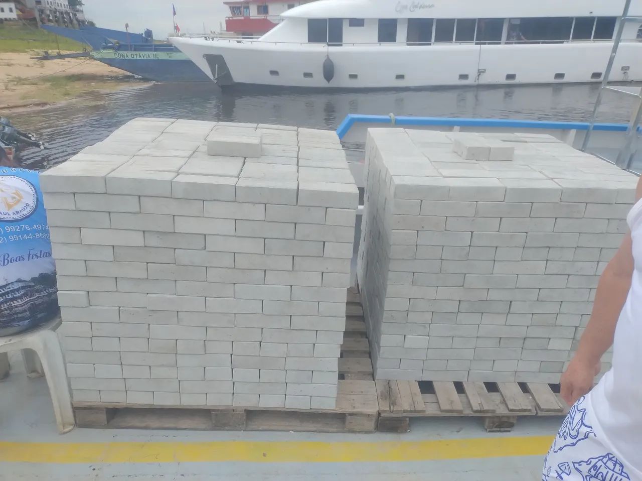 Meio fio e concregrama. - Foto 4